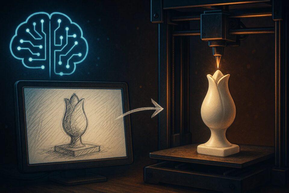 Zajęcia druku 3D - ilustracja