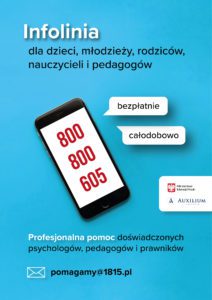 Infolinia dla dzieci i młodzieży