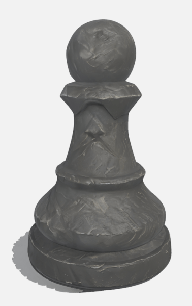 Model 3D pionkqa szachowego
