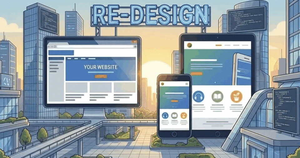 Ilustracja - zmiana wizerunku strony internetowej 2026