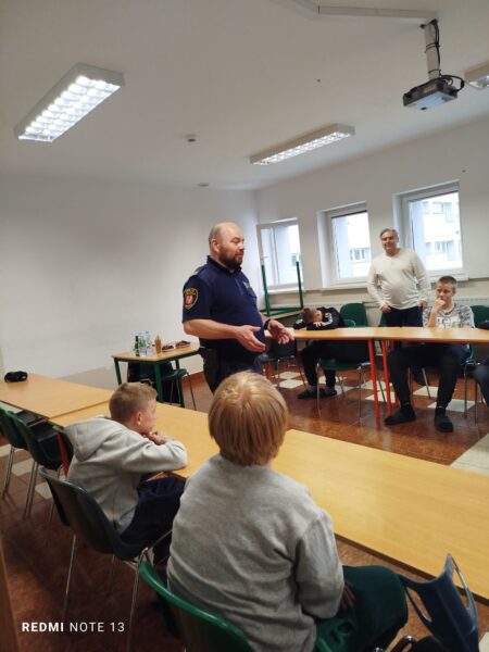 Spotkanie ze Strażą Miejską